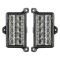 Oracle Jeep Wrangler JK Dual Function Reverse LED Modules Flush Tail Light - Amber/White
