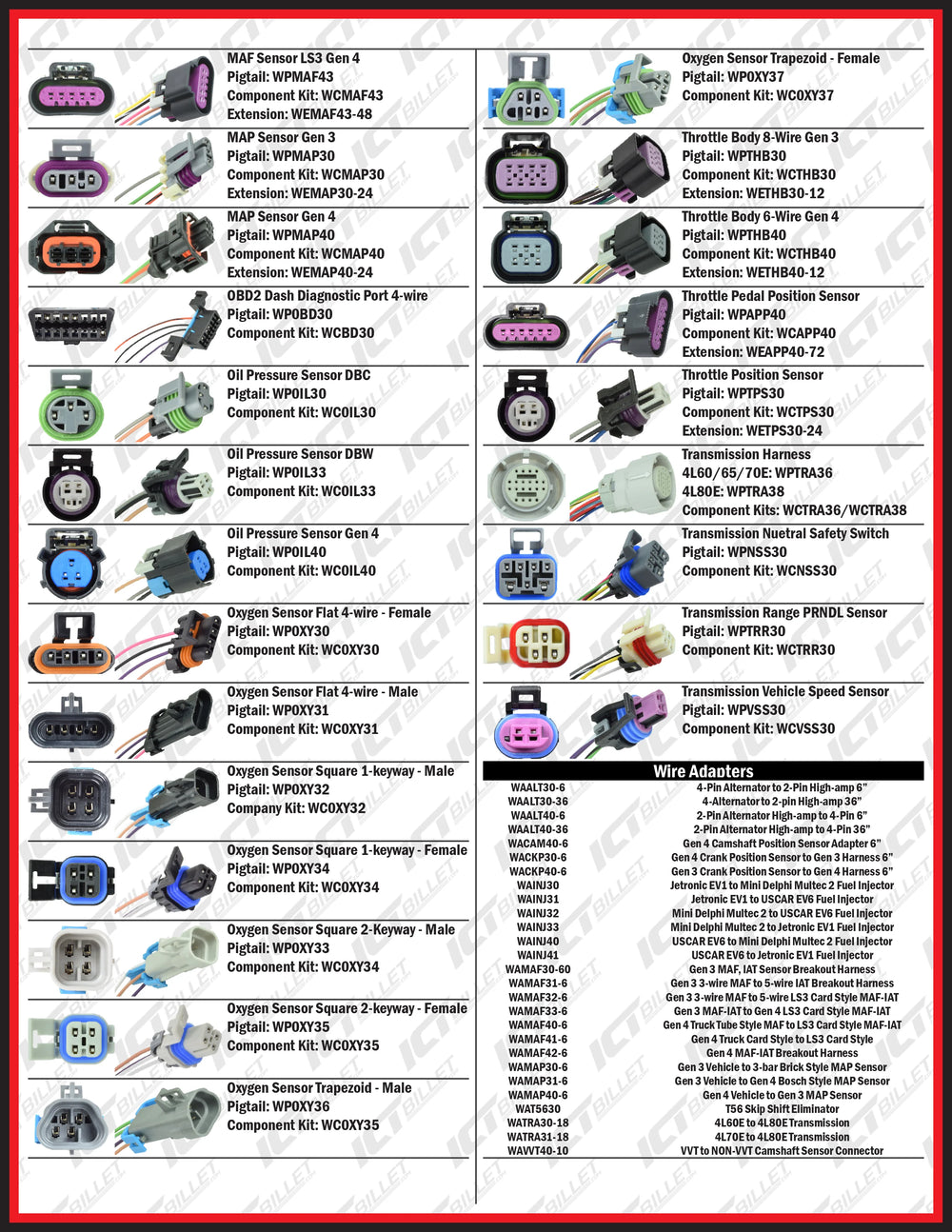 ICT BILLET auto part