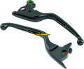 Bikers Choice 15-17 FLST FXST Black Slotted Lever Set
