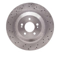 R1 Concepts Brake Rotor - Drilled Fits Mercedes-Benz Maybach