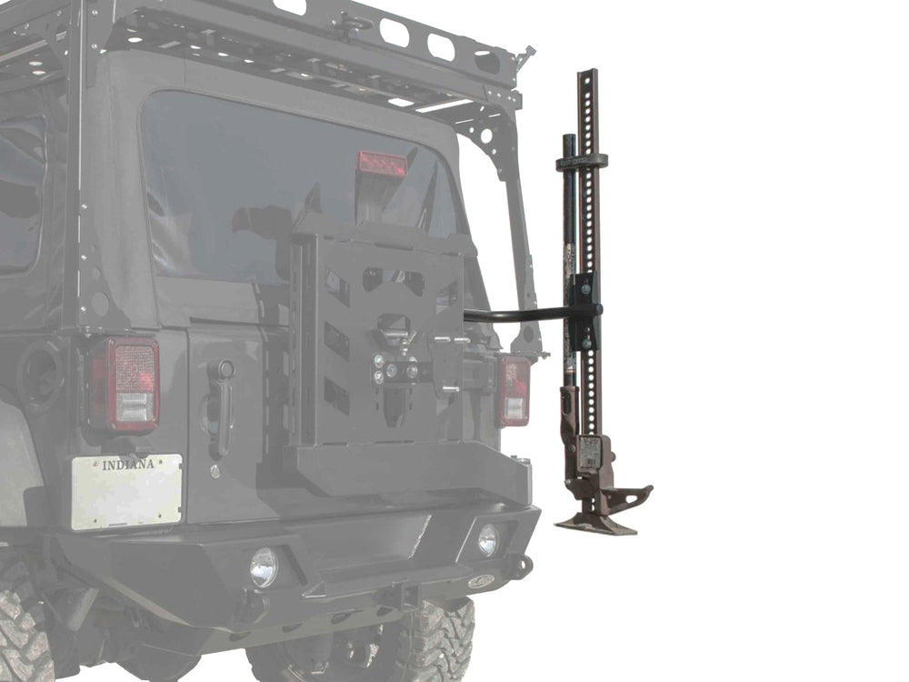 ~(8 lbs. 14X9X6)~ Destroyer Hi-Lift Vertical Side Mount (universal) Bare Steel 2007-2017 Jeep JK Wrangler