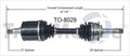 NEW CV AXLE