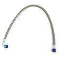 Fragola -6AN Hose Assembly Straight x 90 Degree Alum Nut 30in