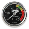Nitrous Gauge Nitrous Gauge Black 1-1/2 Liquid Filled NOS