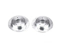 Power Stop 97-98 Acura Integra Rear Evolution Drilled & Slotted Rotors - Pair
