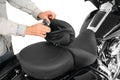 Mustang Harley Standard Touring Driver Backrest Pouch Cover - Black