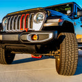 Nacho Lighting Jeep JL / JT / JK 1 Piece Bumper Quatro Fog Mounts