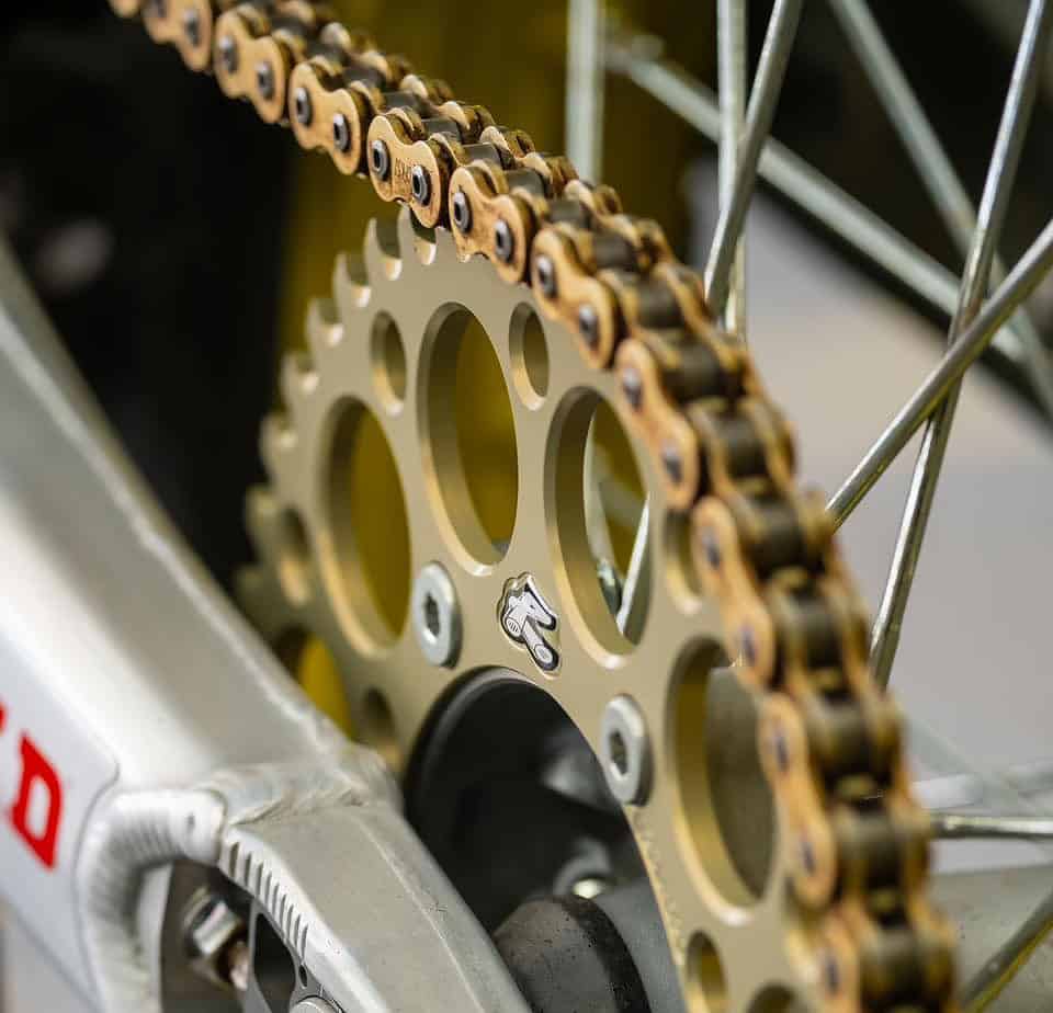Renthal 95-03 aprilia RS250 Rear Sprocket - Hard Anodized 520-42P Teeth