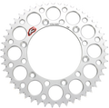Renthal 91-93 Suzuki DR 350/ 00-11 DR-Z 400E Rear Grooved Sprocket - Silver 520-47P Teeth