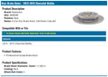 11 REGAL REAR ROTOR 2.4L