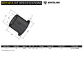 Whiteline Plus 6/94-7/98 Legacy / 4/93-06 Impreza Rear Trailing Arm Bushing Kit