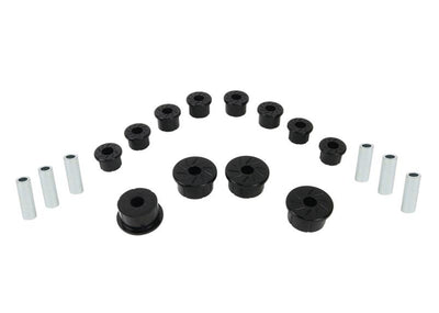 Spring - eye front rear and shackle bushing 12 Bushings 6 Tubes Grease