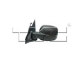 LH MIRROR OUTSIDE REAR VIEW POWER; FOLDING; W/O MEMORY JEEP LIBERTY 20022007