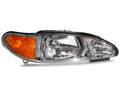 RH HEADLAMP ASSY COMPOSITE; 4DR SDN/4DR WGN; ESCORH 9702