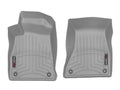 WeatherTech 2019+ Audi A4/S4/A5/S5 Rear (2nd Row) FloorLiners - Grey (Sedan & Sportback)