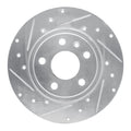 DFC 00-09 Audi A4 Quattro Rear Left Drilled & Slotted Silver Brake Rotor