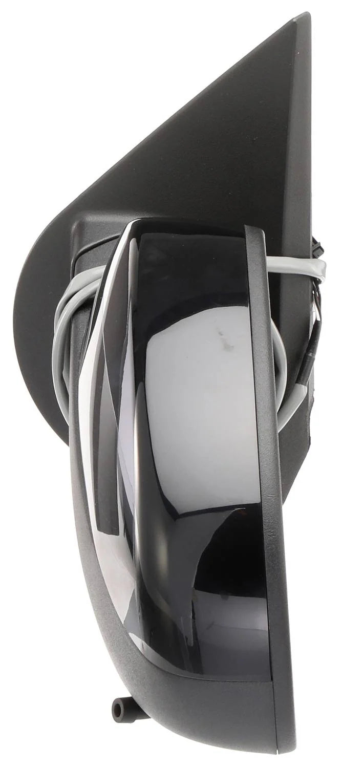 0712 SUBURBAN/YUKON LH HTD PWR FOLDAWAY OE MIRROR BLK PTM COVER W/O COURTESY LAMP W/O OFFROAD PK