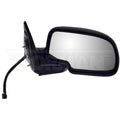 RH MIRROR REAR VIEW W/BODY CLADDG; HTD PWR REMOTE; W/O DIMMER; BLACK PTM AVALANCHE 1500/2500 0306