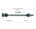 NEW CV AXLE
