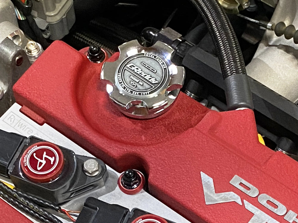 Greddy red auto part