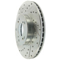 StopTech Select Sport 06-08 Honda Civic GX / 98-02 Accord V7 Slotted and Drilled Right Front Rotor