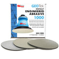 5IN FOAM SANDING DISC W/ DIGITALLY PHOTOGRAPHED ABRASIVE 1000 GRIT