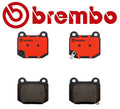 Brembo 2004 Infiniti G35/17-20 Subaru BRZ Premium NAO Ceramic OE Equivalent Pad - Rear