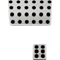 Pedal Covers:2006 Ford Mustang; Liquid Solid Billet Pedals; track design; footrest