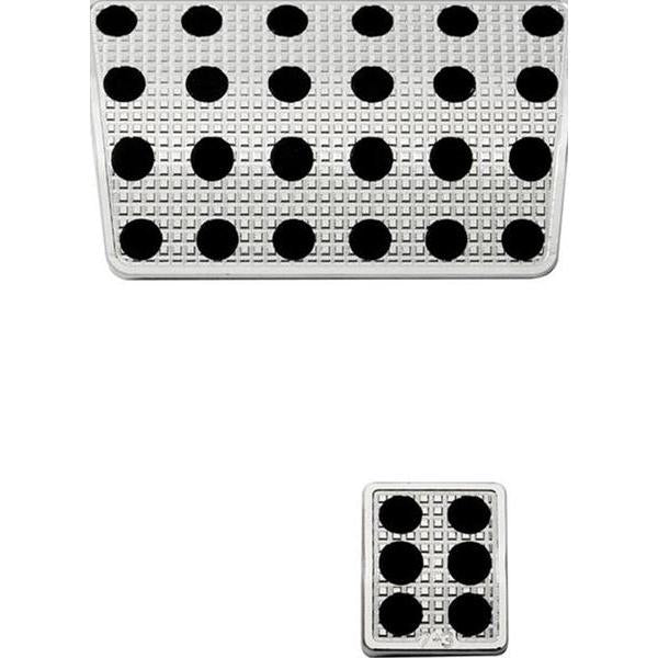 Pedal Covers:2006 Ford Mustang; Liquid Solid Billet Pedals; track design; footrest