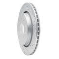 DFC 03-11 Cadillac BLS (Mexico) Rear Right Drilled & Slotted Silver Brake Rotor