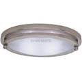 SATIN NICKEL LOW PROFILE OVAL W/SWI