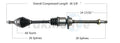 NEW CV AXLE