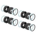 Johnny Joint Rebuild Kit Narrow 2 Inch 4-pack Incl. 4 Bushings 8 Side Washers 4 Snap Rings RockJock 4x4