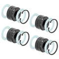 Johnny Joint Rebuild Kit Narrow 2.5 Inch 4-pack Incl. 4 Bushings 8 Side Washers 4 Snap Rings RockJock 4x4