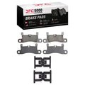 DFC 11-18 Porsche Cayenne Rear 5000 Advanced Ceramic Brake Pads and Hardware Kit