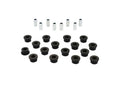 Control arm - inner and outer bushing 16 Bushings 8 Tubes Grease