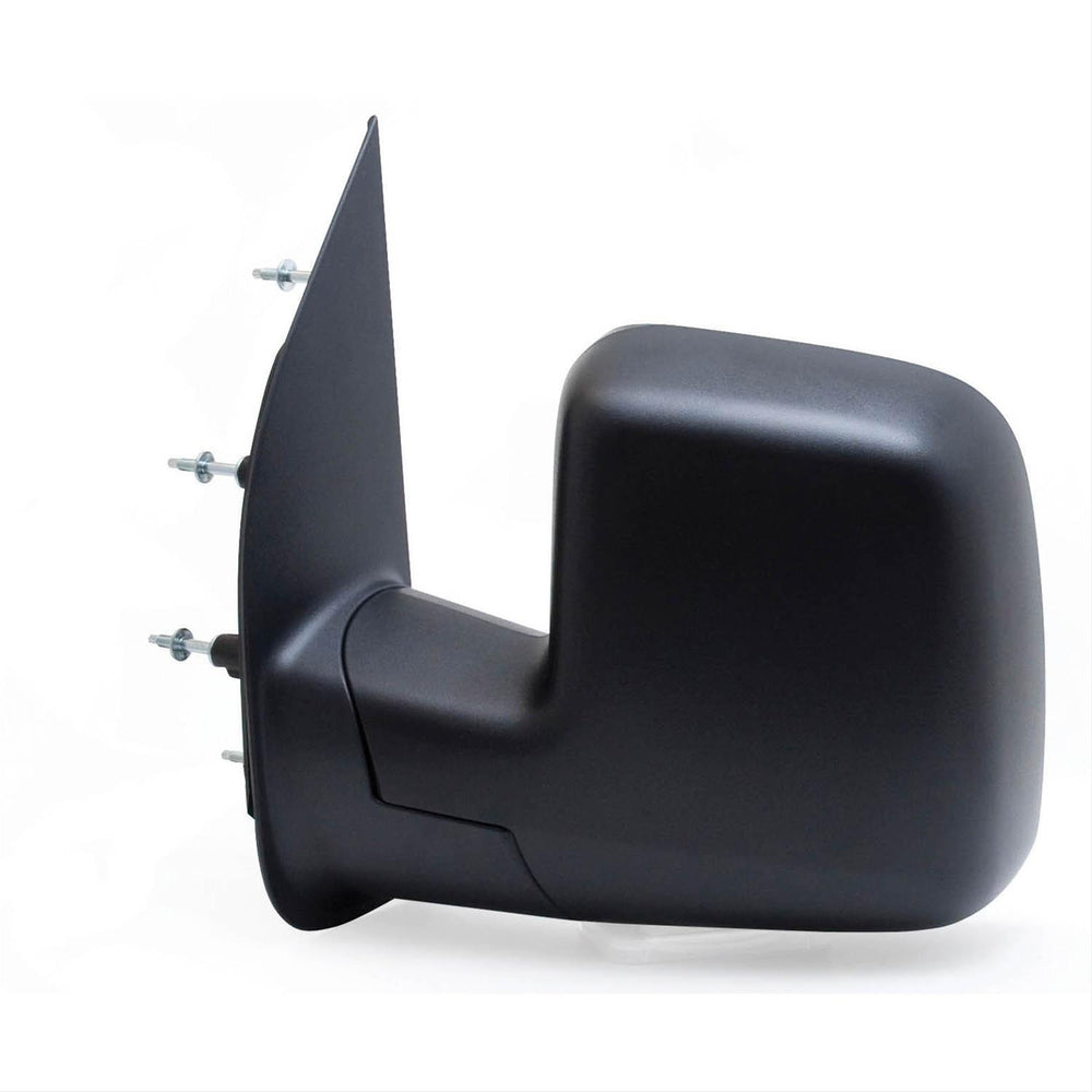 1012 FORD ECONOLINE LH MANUAL FOLDAWAY OE MIRROR TEXTURED BLACK SAIL TYPE W/BLI