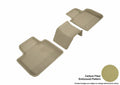 3D MAXpider 2018-2019 BMW 6 Series Gran Turismo Kagu 2nd Row Floormats - Tan