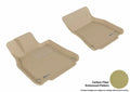 3D MAXpider 2007-2012 Lexus LS460/LS460L Kagu 1st Row Floormat - Tan