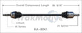 NEW CV AXLE