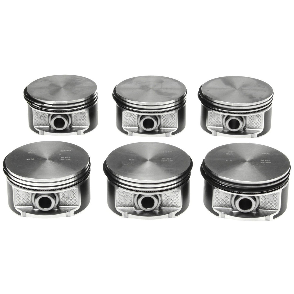 ENGINE PISTON WITH RINGS
