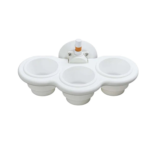 SeaSucker 3-Cup Holder Vertical Mount - Black