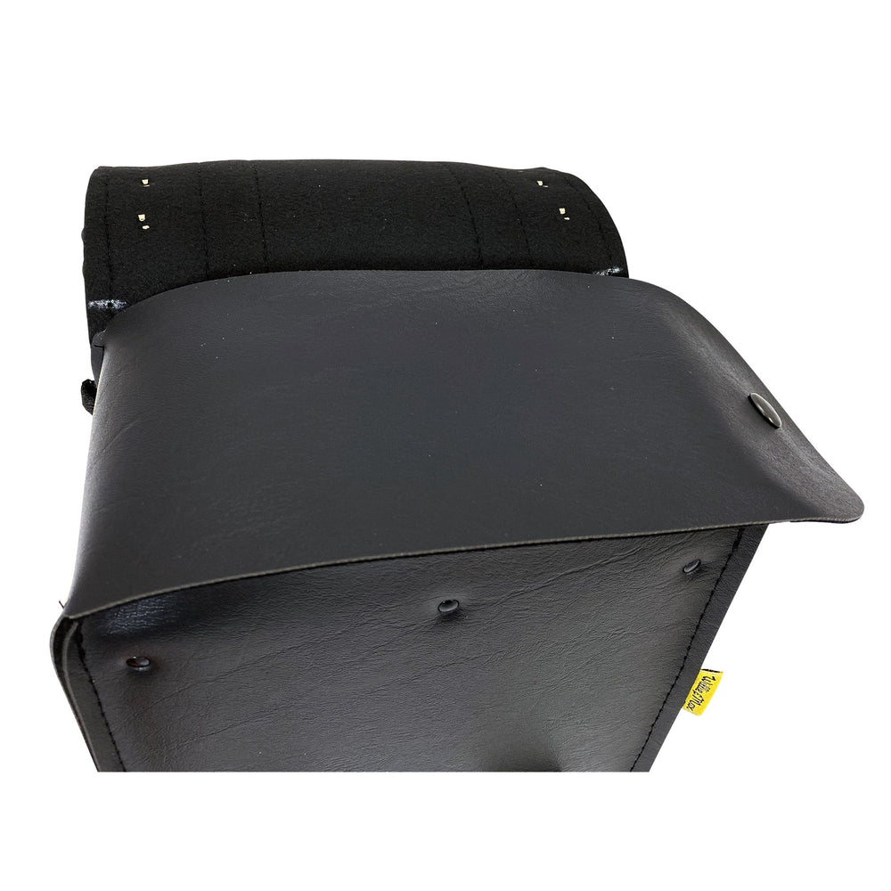 Willie & Max Universal Warrior Sissy Bar Bag (8 in L x 10 in W x 4.5 in H) - Black