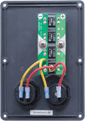 PANEL SWITCH H2O CB 4POS SCKT & USB