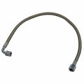 Fragola -6AN Hose Assembly Straight x 90 Degree Steel Nut 24in