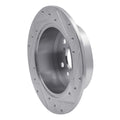 R1 Concepts Brake Rotor Drilled and Slotted Silver Fits Lexus ES300h
