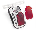 Bikers Choice 40-54 Big Twin And Custom Use Chrome Tombstone Taillight 12V Replaces H-D 68003-47T