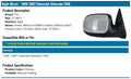 9907 CV SLVRD/9907 GC SIERA MAN w/ FOLD CHR MIR RH