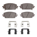 DFC 21-26 Genesis G80 Front 5000 Advanced Ceramic Brake Pads and Hardware Kit