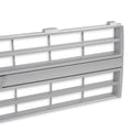 8587 C/K GRILLE W/ BOWTIE W/O MOLDING SINGLE HEADLIGHT SILVER